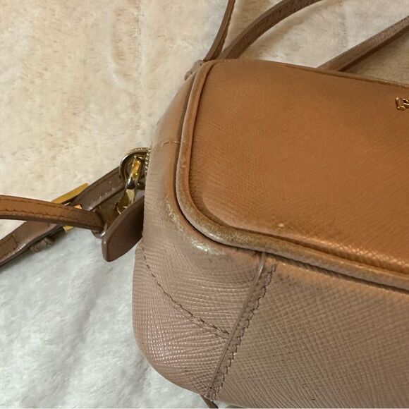 PRADA SAFFIANO MINI CAMERA CROSSBODY BEIGE BAG CROSSBODY - Picture 11 of 16